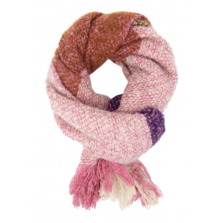 Damenschal lila rosa