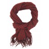 Herrenschal rot khaki