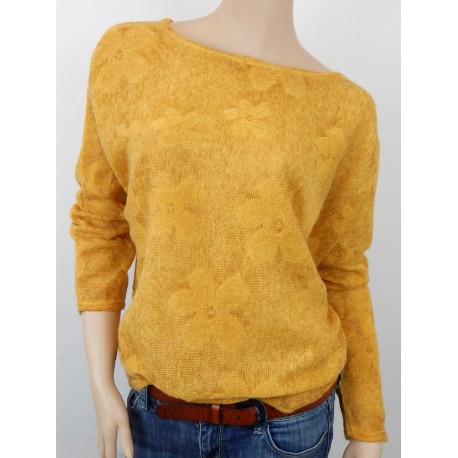 Pullover gelb Mohair