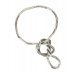 Lange Kette silber formbar biegsam Schlangenkette 6 mm Halskette