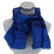 Schal blau Animal Print Motiv