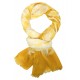 Breiter Damenschal gelb Batik Ibiza Style