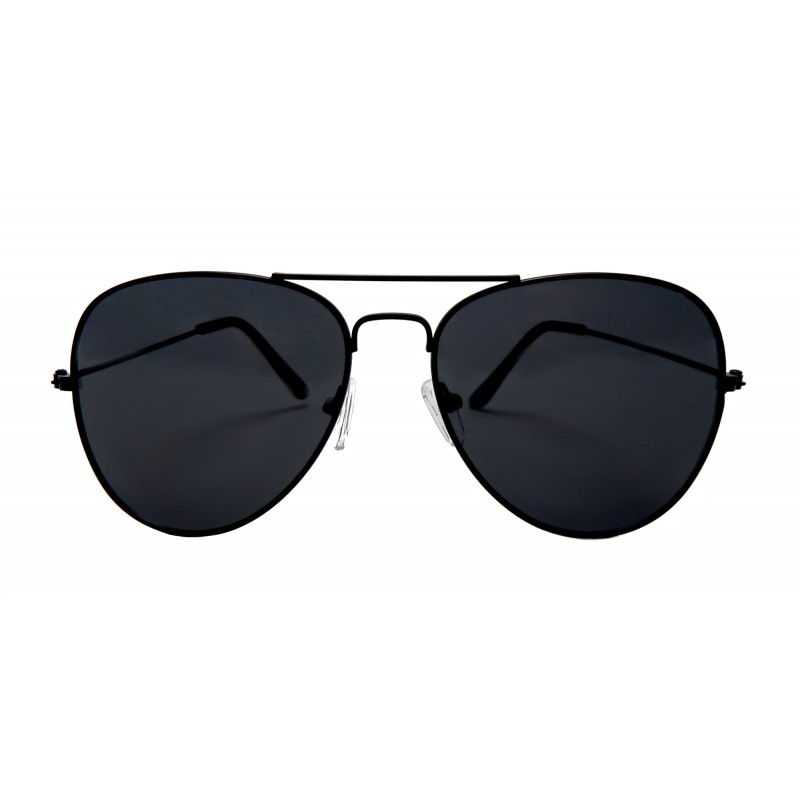 Herren Sonnenbrille schwarz Pilotenbrille Retro Jonte - Ella