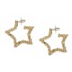Ohrringe Stern gold Ohrstecker funkelnde Sterne