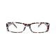Damen Lesebrille Leopard weiß orange schwarz + 1,0 - + 2,5 dpt