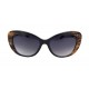 Damen Sonnenbrille Schildpatt Optik braun schwarz blau grün oder lila