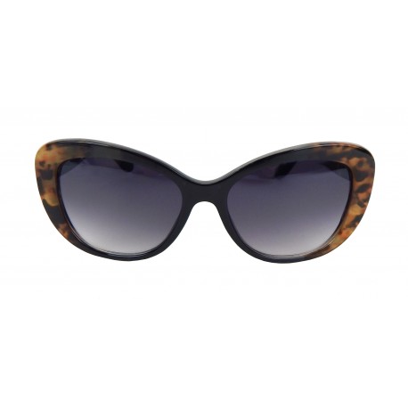 Damen Sonnenbrille Schildpatt Optik braun schwarz blau grün oder lila