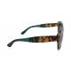 Damen Sonnenbrille Schildpatt Optik braun schwarz blau grün oder lila