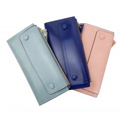Damen Geldbörse 3 Farben Rosa Blau oder Mintgrün Grün Portemonnaie