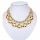 Gliederkette Halskette gold Statement leichte Trend Kette Collier