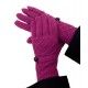 Damen Handschuhe Strickhandschuhe Pink oder Rost Braun Winter 35% Wolle