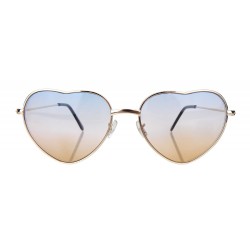Damen Sonnenbrille Herz gold viele Farben Boho Ibiza Style Hippie