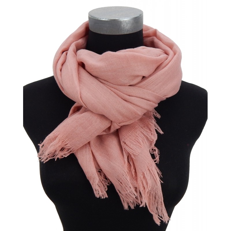 Damenschal rosa Schal by Ella Jonte weicher leichter luftiger Schal unifarben 