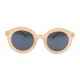 Boho Sonnenbrille rund Blau Schwarz Beige Rosa Blau Transparent Trend