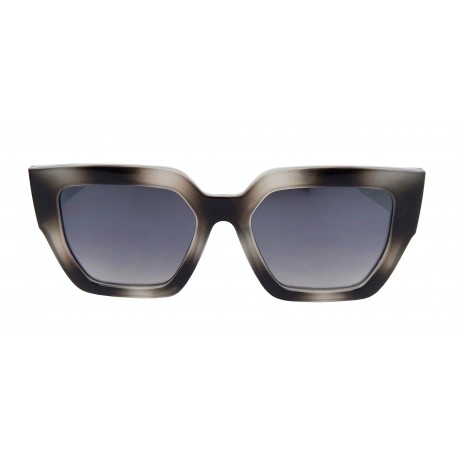 Statement Sonnenbrille quadratisch Grün Schwarz Rosa Grau mit Etui