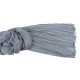 Leichter Herrenschal beige weiß oder blau Streifen Schal maritimkose Schal