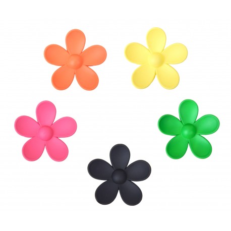 Haarspange Haarkneifer Blume gr0ßer Haargreifer 5 Farben Schwarz Gelb Grün