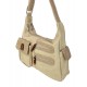 Handtasche 6 Farben Schwarz Grau Blau Beige Braun Tasche Kunstleder