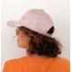 Damen Cap Base Cap rosa schwarz oder off-white Sommerhut Mütze Satin