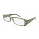 Damen Lesebrille grün bunt Trend Lesebrille +1,0dpt - +3,5 dpt 70er