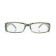 Damen Lesebrille grün bunt Trend Lesebrille +1,0dpt - +3,5 dpt 70er