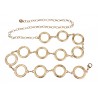 Kettengürtel Ringe gold 60er 70er Ketten Gürtel verstellbar Vintage Retro