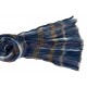 Herrenschal Blau Schwarz Rot oder Grau aus Viskose Streifen Schal